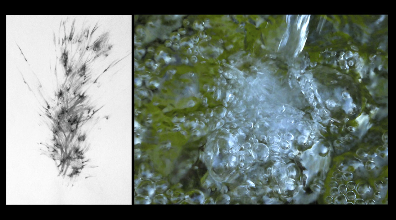 Eclaboussures et gouttes